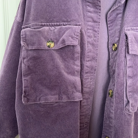 Purple Shacket - Picture 3 of 4